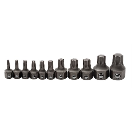 Gearwrench 11 Piece Torx Ratcheting Wrench Insert Bit Set 81560